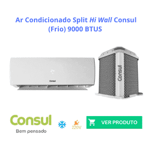 Ar Condicionado Split Hi Wall Consul 9000 BTUS Frio 220V