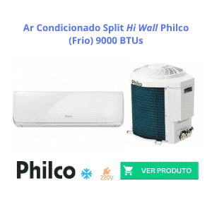Ar Condicionado Split 9000 Hi Wall Frio Philco