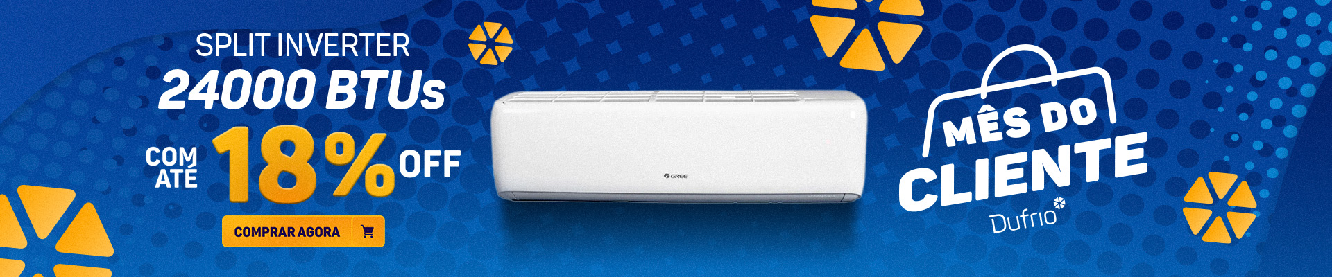 Ar Condicionado Split Inverter 24000 BTUs