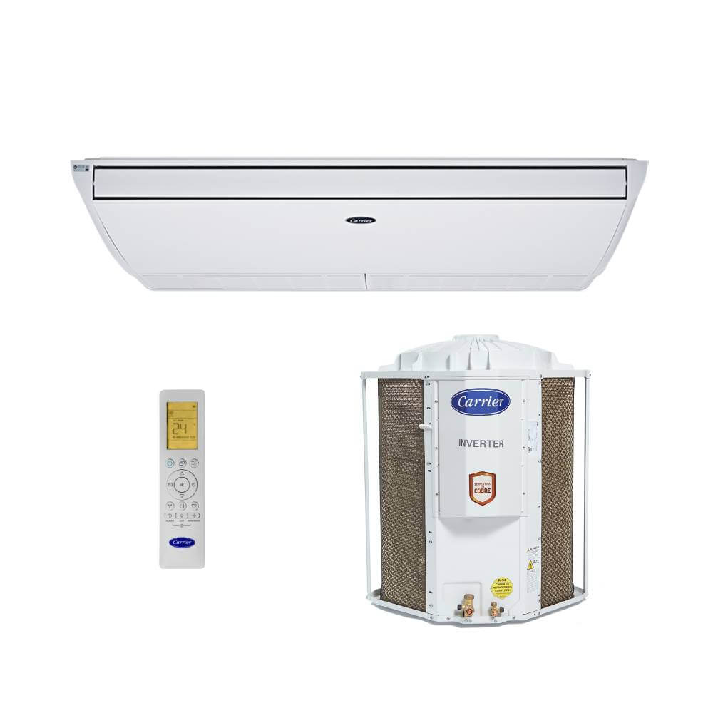 Ar Condicionado Split Teto 48000 BTUs Inverter Carrier Quente/Frio 42ZQVF48C5C - 220V