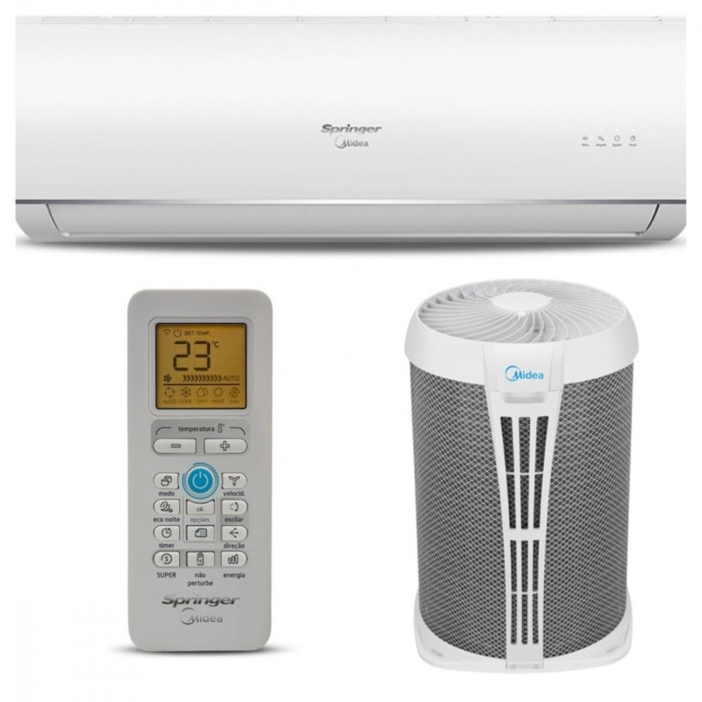 Ar Condicionado Split Hi-Wall Springer Midea AirVolution 9.000 BTU/h Frio  220v - 42TFCA09S5 - Poloar