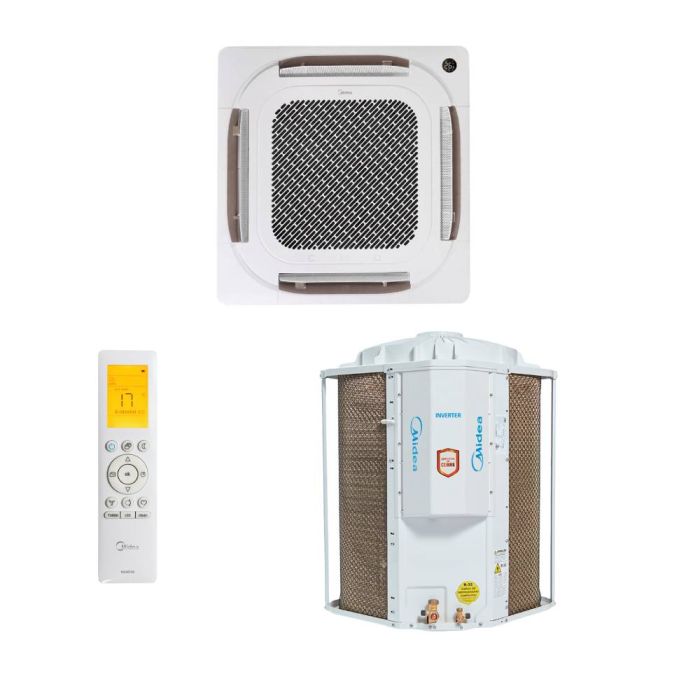 Ar Condicionado Split Cassete 4 Vias Inverter 24000 BTUs Midea Frio 40KVQF24M5 - 220V Ar Condicionado Split Cassete 4 Vias Inverter 24000 BTUs Midea Frio 40KVQF24M5 - 220V
