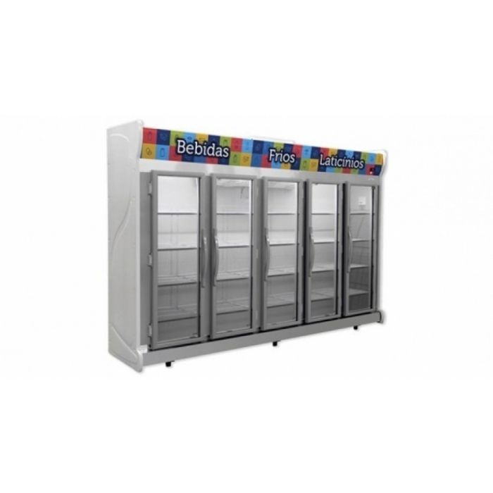 Geladeira/refrigerador 2375 Litros 5 Portas Cinza - Fricon - 220v - Acfm2375