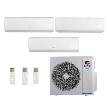 Ar Condicionado Multi Split Inverter 24000 BTUs Gree G-Max (2×12000+9000) Quente/Frio 3GWHD(24)ND6BO - 220V Ar Condicionado Multi Split Inverter 24000 BTUs Gree G-Max (2×12000+9000) Quente/Frio 3GWHD(24)ND6BO - 220V