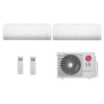 Ar Condicionado Multi Split Inverter 18000 BTUs LG (7000 + 9000) Quente/Frio A2UW18GFAC.AWGZBRZ- 220V Ar Condicionado Multi Split Inverter 18000 BTUs LG (7000 + 9000) Quente/Frio A2UW18GFAC.AWGZBRZ- 220V