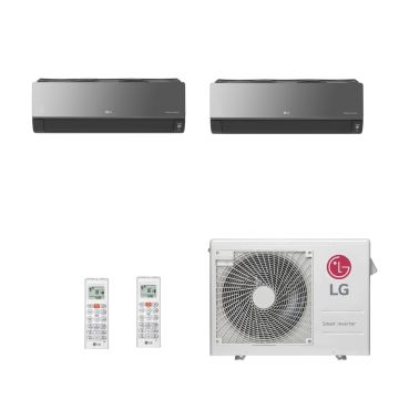 Ar Condicionado Multi Split Inverter 24000 BTUs LG Smart (12000 + 18000) Quente/Frio A3UW24GFA3.AWGZBRZ - 220V Ar Condicionado Multi Split Inverter 24000 BTUs LG Smart (12000 + 18000) Quente/Frio A3UW24GFA3.AWGZBRZ - 220V