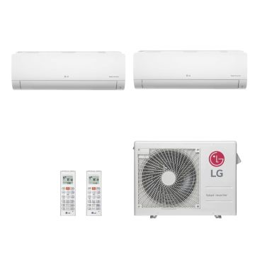 Ar Condicionado Multi Split Inverter 24000 BTUs LG (1x 9000 + 1x 24000) Quente/Frio A3UW24GFA3.AWGZBRZ - 220V Ar Condicionado Multi Split Inverter 24000 BTUs LG (1x 9000 + 1x 24000) Quente/Frio A3UW24GFA3.AWGZBRZ - 220V