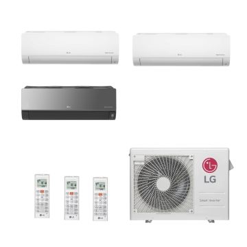 Ar Condicionado Multi Split Inverter 24000 BTUs LG (2x 9000 + 12000) Quente/Frio A3UW24GFA3.AWGZBRZ - 220V Ar Condicionado Multi Split Inverter 24000 BTUs LG (2x 9000 + 12000) Quente/Frio A3UW24GFA3.AWGZBRZ - 220V