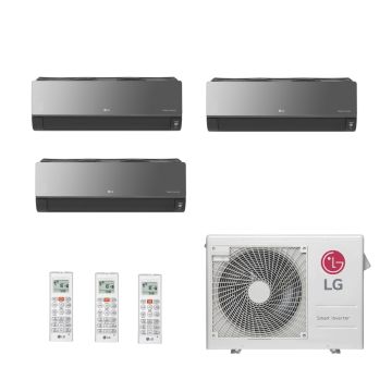 Ar Condicionado Multi Split Inverter 24000 BTUs LG (2x 9000 + 18000) Quente/Frio A3UW24GFA3.AWGZBRZ - 220V Ar Condicionado Multi Split Inverter 24000 BTUs LG (2x 9000 + 18000) Quente/Frio A3UW24GFA3.AWGZBRZ - 220V