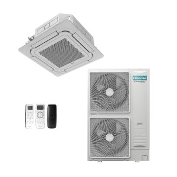 Ar Condicionado Split Cassete 4 Vias Inverter 58000 BTUs Hisense Wifi Frio AUC-60TR2RKC3E - 220V