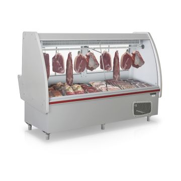 Balcão Açougue Refrigerado Pop 2,1 Metros Gelopar GAPS-210 Cinza Sem Depósito - 220V Balcão Açougue Refrigerado Pop 2,1 Metros Gelopar GAPS-210 Cinza Sem Depósito - 220V
