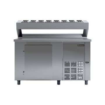Balcão Condimentador Refrigerado Gelopar 1,5 Metros Sem Cubas GBPZ-150 AI Inox - 220V Balcão Condimentador Refrigerado Gelopar 1,5 Metros Sem Cubas GBPZ-150 AI Inox - 220V