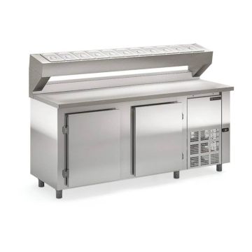 Balcão Refrigerado Condimentaria 200cm sem Cubas Gelopar GBPZ-200 AI Inox - 220V Balcão Refrigerado Condimentaria 200cm sem Cubas Gelopar GBPZ-200 AI Inox - 220V