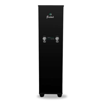 Bebedouro Industrial Coluna Frisbel 25 Litros 2 Torneiras Geladas Black - 110V