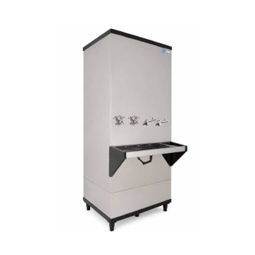Bebedouro Industrial de Coluna Knox 200 Litros 2 Torneiras Geladas e 2 Jatos Gelados KX20C 2T2J Inox - 127V