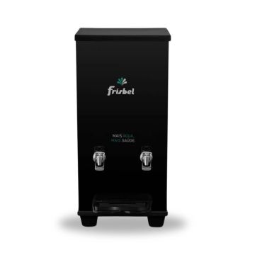 Bebedouro Industrial de Mesa Frisbel 25 Litros 2 Torneiras Geladas Black - 110V