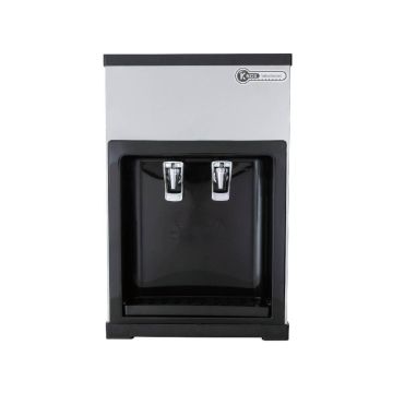 Bebedouro Industrial de Mesa Knox 10 Litros 1 Torneira Gelada e 1 Natural KX01C NG 2T UNIQ Inox Escovado - 127V