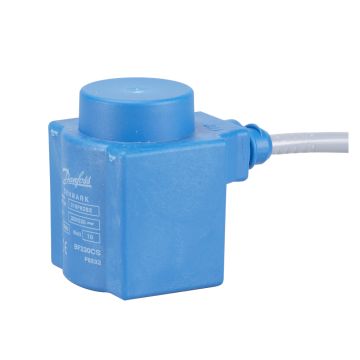 Bobina de Solenoide 10W 50/60HZ Danfoss 018F6282 - 220V Bobina de Solenoide 10W 50/60HZ Danfoss 018F6282 - 220V