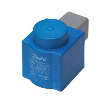 Bobina de Solenoide BE220BS Terminal Forquilha DIN Danfoss- 220V Bobina de Solenoide BE220BS Terminal Forquilha DIN Danfoss- 220V