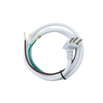 Cabo de Forca 1,5 Metros para Ar Condicionado 7/24 BTUs Perfil 3x1,5mm Branco