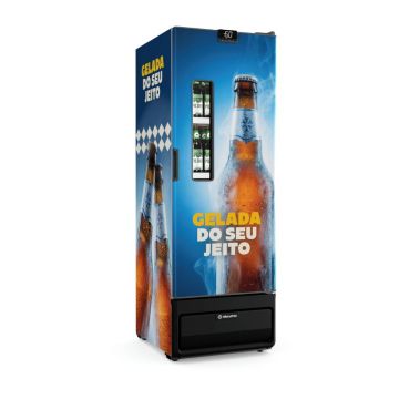 Cervejeira Metalfrio 576 Litros Adesivada VN50EL Azul - 220V Cervejeira Metalfrio 576 Litros Adesivada VN50EL Azul - 220V