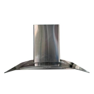 Coifa de Parede Hulter 80 cm Vidro Curvo HT11YBC Inox - 127V