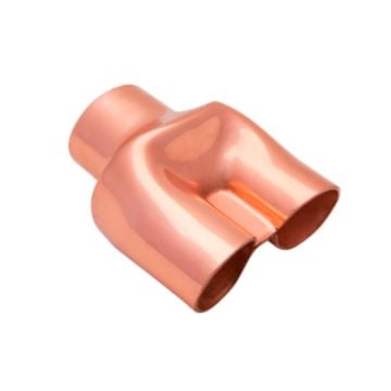 Conexão Y em Cobre Regular 1/2pol 0,79mm Forming MD012012012