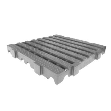 Estrado para Câmara Frigorífica Reforçado Croplastic 40x40x4,5cm Cinza