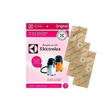 Saco para Aspirador de Pó Electrolux Kit com 3 Unidades A20/GT2000/3000/200