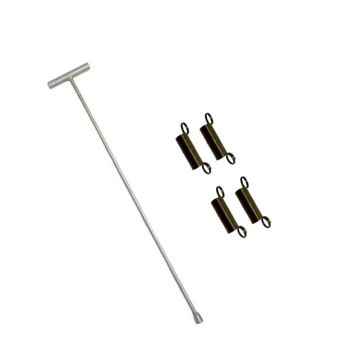 Kit Chave T Canhão 10mm Longa Agitador 62cm + 4 Molas Electrolux LM06/08 Kit Chave T Canhão 10mm Longa Agitador 62cm + 4 Molas Electrolux LM06/08