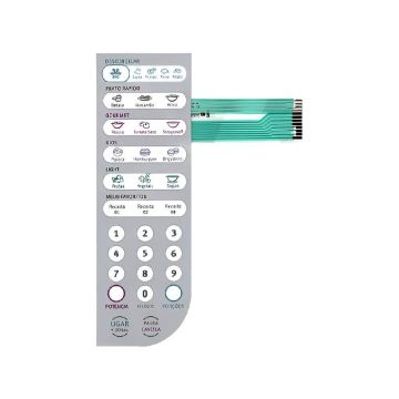 Membrana Painel Teclado Micro-ondas Electrolux MEF41 69580894