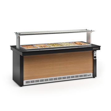 Mesa Térmica Buffet Vitra Gelopar 2 Metros GBTA-200 Preta - 220V Mesa Térmica Buffet Vitra Gelopar 2 Metros GBTA-200 Preta - 220V