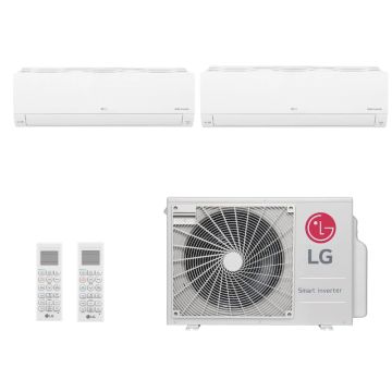 Ar Condicionado Multi Split Inverter 18000 BTUs LG (7000 + 12000) Quente/Frio A2UW18GFAC.AWGZBRZ- 220V Ar Condicionado Multi Split Inverter 18000 BTUs LG (7000 + 12000) Quente/Frio A2UW18GFAC.AWGZBRZ- 220V