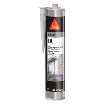 Silicone Acético Branco 274GR Sikasil IA Silicone Acético Branco 274GR Sikasil IA