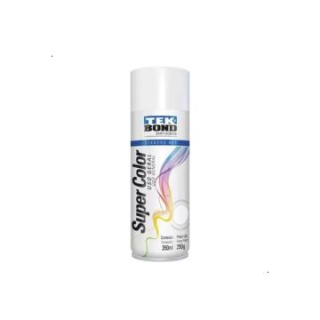 Tinta Spray Branco Brilhante Uso Geral 350ml/250g Tekbond