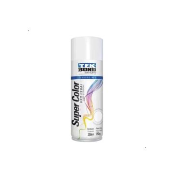 Tinta Spray Branco Fosco Uso Geral 350ml/250g Tekbond