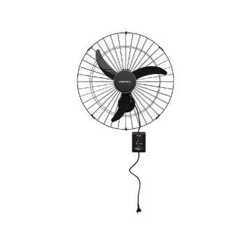 Ventilador de Parede com Controle Remoto Ventisol Max Control 60cm Preto - Bivolt