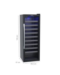 Adega Venax Piubella 50 Garrafas Preto - 110V