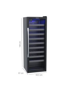 Adega Venax Piubella 50 Garrafas Preto - 220V