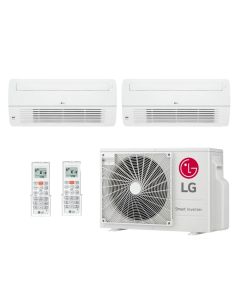 Ar Condicionado Multi Split Cassete 1 Via 18000 BTUs Inverter LG (2x9000) Quente/Frio Z2UW18GFB1.AWGZBR10 - 220V