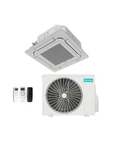 Ar Condicionado Split Cassete 4 Vias Inverter 36000 BTUs Hisense Wifi Frio AUC-36TR2RJC3E - 220V