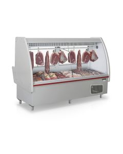Balc&atilde;o A&ccedil;ougue Refrigerado Pop 2,1 Metros Gelopar GAPS-210 Cinza Sem Dep&oacute;sito - 220V