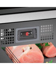 Balcão Açougue Refrigerado Standard 2 Metros Gelopar GATS-200 PR Sem Depósito - 220V