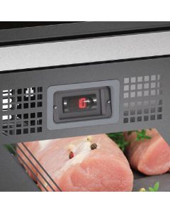 Balcão de Açougue com Depósito Refrigerado Gelopar Standart GATS-200D PR - 220V