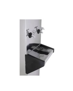 Bebedouro Industrial de Coluna Galão Knox 25 Litros 2 Torneiras Geladas Inox - 220V
