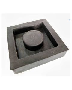 Cal&ccedil;o de Borracha Quadrado Vazado 100X100X25 Hulter HT1CBQV0