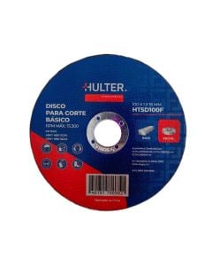 Disco de Corte Inox Metal Hulter 100x1x16mm HT5D100F 3 Unidades