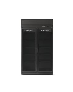 Expositor Refrigerado Vertical 869 Litros Auto Servi&ccedil;o 2 Portas de Vidro Fricon ACFM785 Total Black - 220V