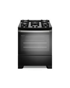Fog&atilde;o 5 Bocas Electrolux Efficient com PerfectCook FE5GB Mesa de Vidro Preto - Bivolt