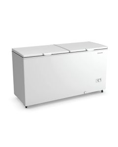 Freezer Horizontal Inverter 2 Tampas Metalfrio Dupla A&ccedil;&atilde;o 546 Litros DA550IF Branco - Bivolt